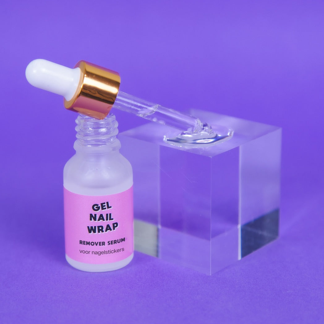 Vloeistof Remover serum voor nagelstickers