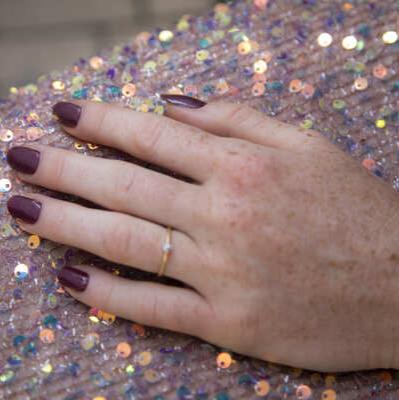 Aubergine Glitter