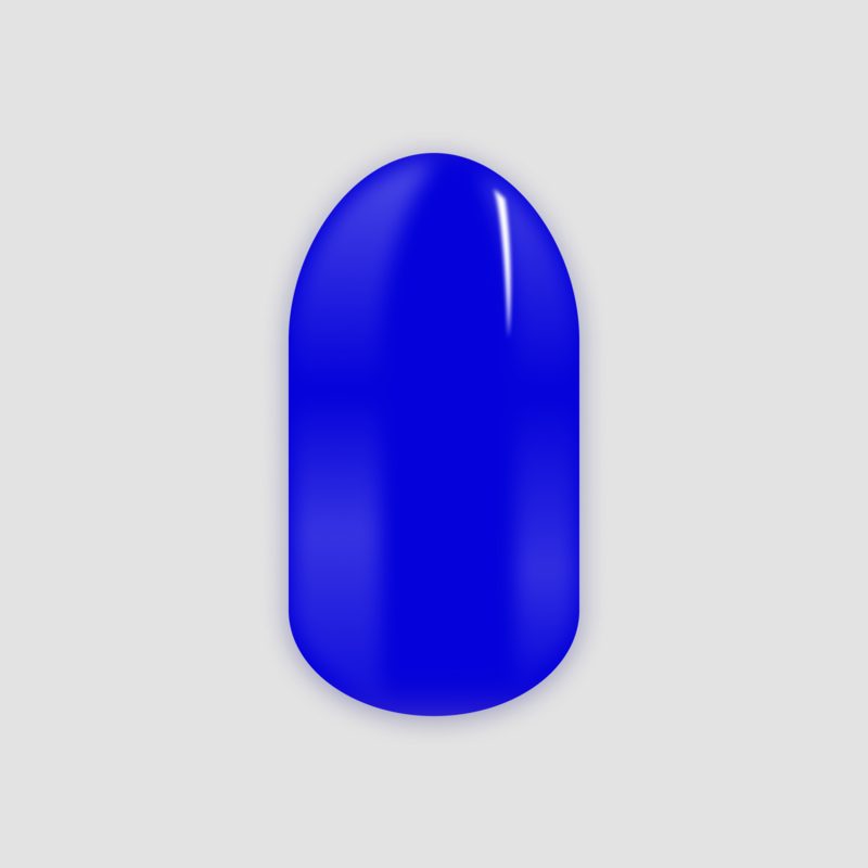 Cobalt Blue gel nagelstickers