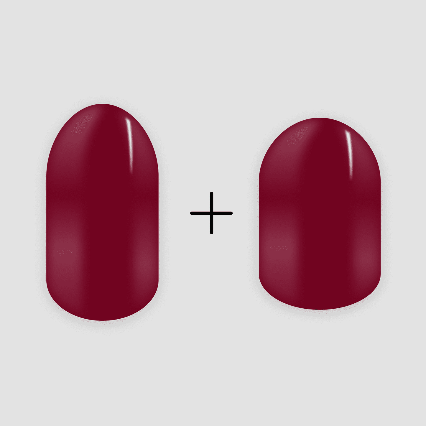 Aubergine - mani + pedi