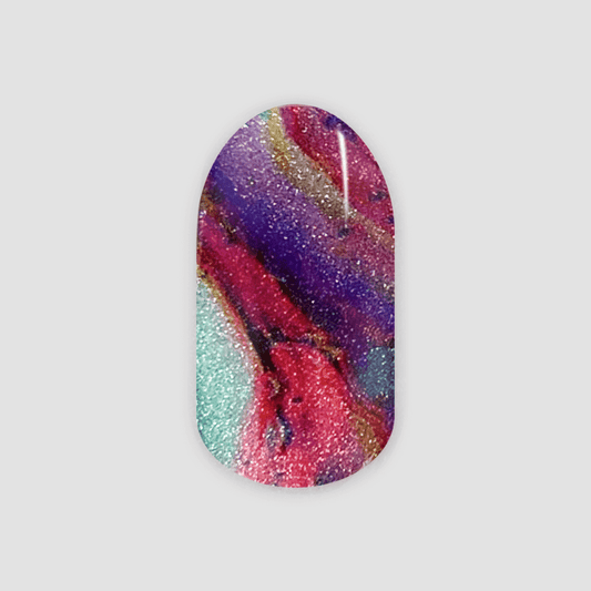 Galaxy Mermaid, gel nagelstickers